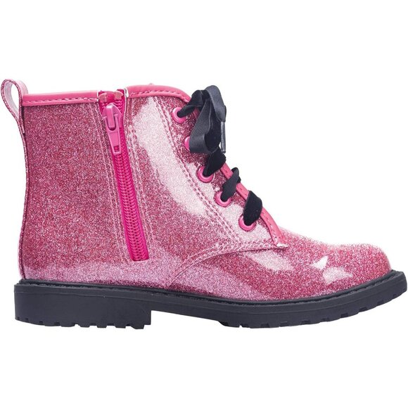 FITORY Ankle Girls Boot Pink Synthetic Zipper Toddler - Picture 3 of 7